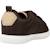 Basket bébé cuir courtclassic inf Marron chocolat 3 - vertbaudet enfant 