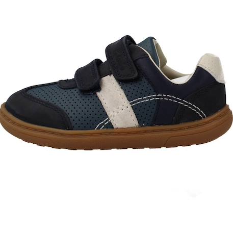 Basket bébé cuir cuir flash metra t Bleu navy 2 - vertbaudet enfant 