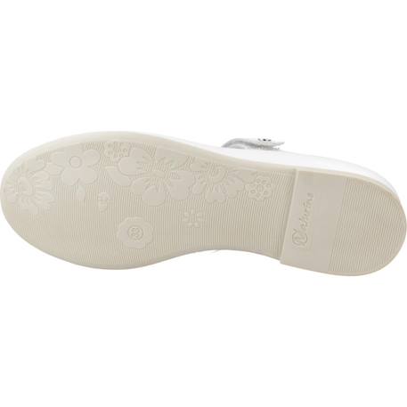 Derby enfant cuir darling Blanc 6 - vertbaudet enfant 