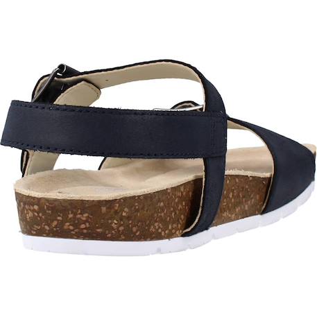Sandale enfant cuir cuir river sand k Bleu navy 3 - vertbaudet enfant 