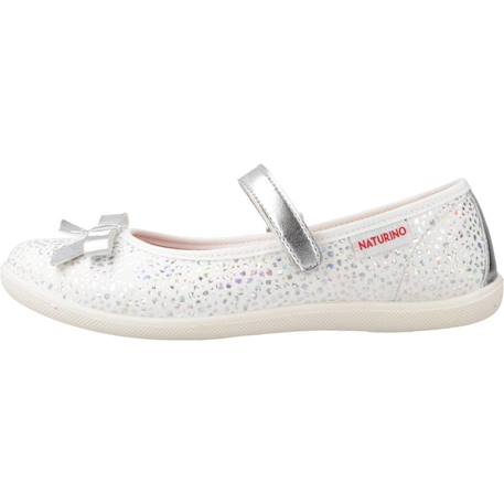 Derby enfant cuir claries Blanc 2 - vertbaudet enfant 