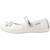 Derby enfant cuir claries Blanc 2 - vertbaudet enfant 