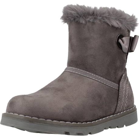 Botte bébé cuir Gris+Rose 4 - vertbaudet enfant 