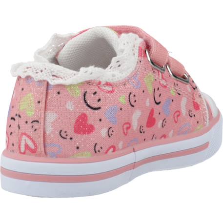 Basket bébé synthétique giulia Bleu 860+Rose 100 9 - vertbaudet enfant 