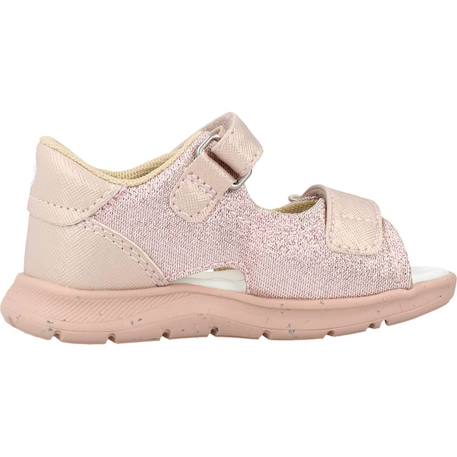 Sandale bébé synthétique glammy Blanc 300+Rose 100 7 - vertbaudet enfant 