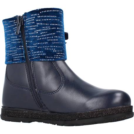 Botte bébé cuir camilla Bleu 5 - vertbaudet enfant 