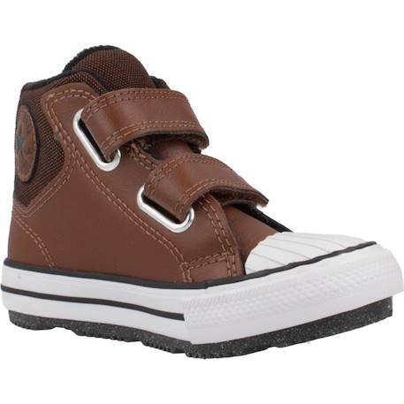 Baskets bébé garçon en cuir Marron 5 - vertbaudet enfant 