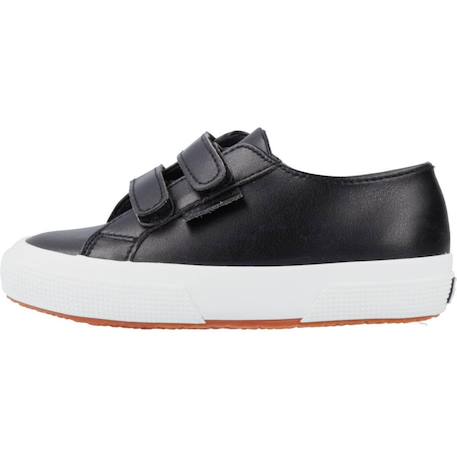 Basket enfant synthétique s2125cw Noir et blanc 2 - vertbaudet enfant 