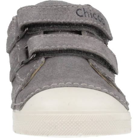 Basket bébé cuir Bleu 800+Gris 950 12 - vertbaudet enfant 