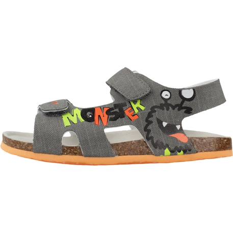 Sandale bébé synthétique francisco Gris 950 2 - vertbaudet enfant 