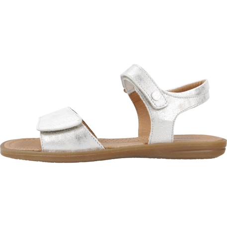 Sandale enfant cuir aryli Gris argenté 2 - vertbaudet enfant 