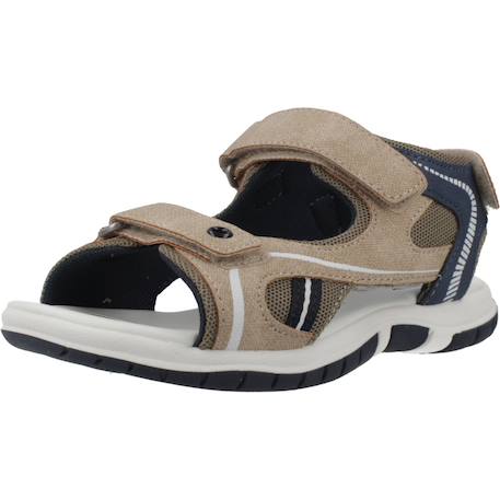 Sandale enfant synthétique fiesole Bleu 860+Brun clair 400 10 - vertbaudet enfant 
