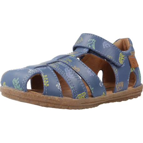 Sandale bébé cuir see Bleu 4 - vertbaudet enfant 