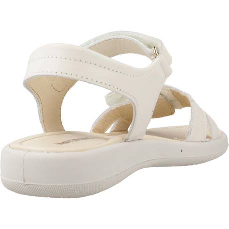 Sandale enfant cuir huyana Blanc 3 - vertbaudet enfant 