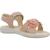 Sandale enfant cuir bunaken Rose 5 - vertbaudet enfant 