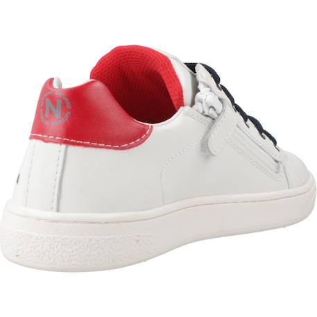 Basket enfant cuir pinn zip Blanc 3 - vertbaudet enfant 