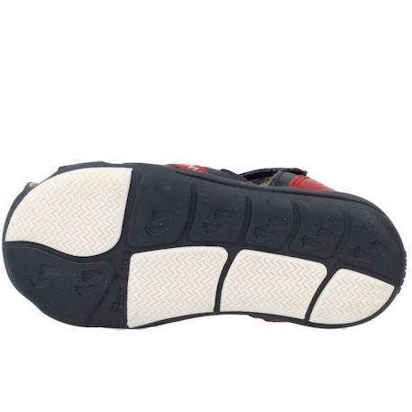Sandale bébé cuir giunco Bleu 800 6 - vertbaudet enfant 