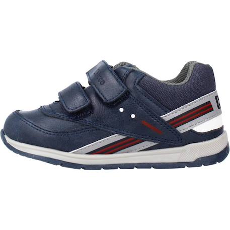 Derby bébé cuir glasgow Bleu 800 2 - vertbaudet enfant 