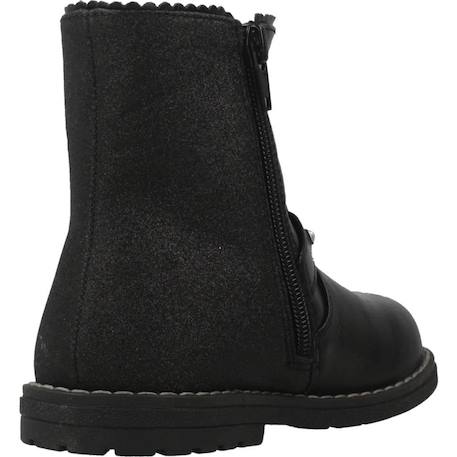 Botte bébé synthétique cancan Argent+Noir 9 - vertbaudet enfant 