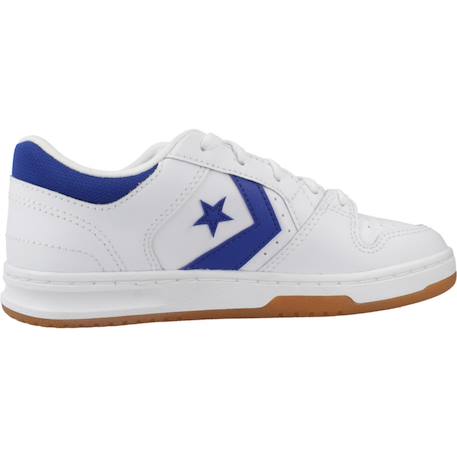 Baskets enfant garçon en cuir Blanc 1 - vertbaudet enfant 