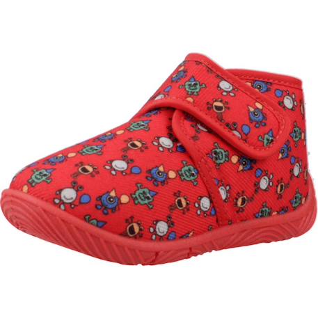 Chausson bébé textile tolom Rouge 720 4 - vertbaudet enfant 