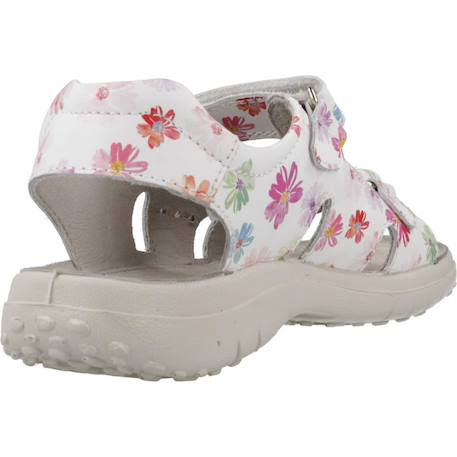 Sandale enfant cuir dock Blanc mltclr 3 - vertbaudet enfant 