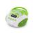 Lecteur cd enfant avec port usb et entrée audio, sortie casque - piles ou secteur Rose+Vert 11 - vertbaudet enfant 