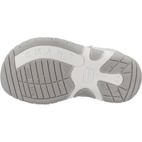 Sandale bébé textile flory Blanc 300 6 - vertbaudet enfant 