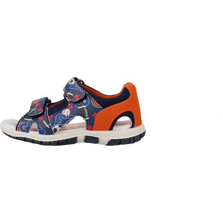 Sandale bébé textile florian Bleu 800+Multicolore 810 8 - vertbaudet enfant 