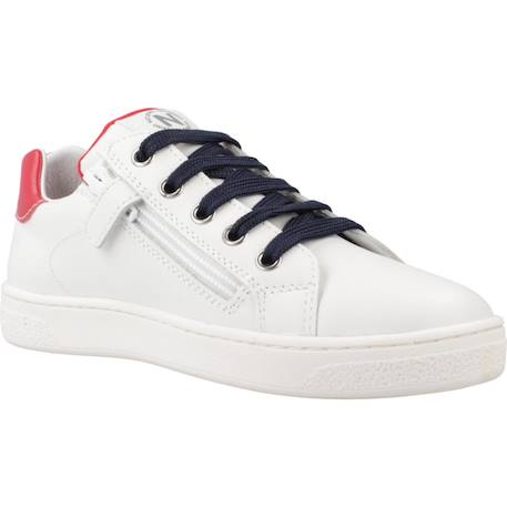 Basket enfant cuir pinn zip Blanc 5 - vertbaudet enfant 