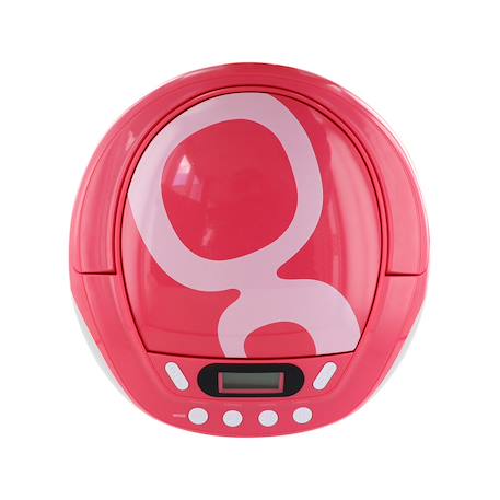 Lecteur cd enfant avec port usb et entrée audio, sortie casque - piles ou secteur Rose+Vert 3 - vertbaudet enfant 