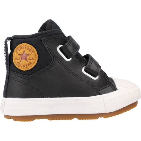 Bottes bébé garçon en cuir Noir 1 - vertbaudet enfant 