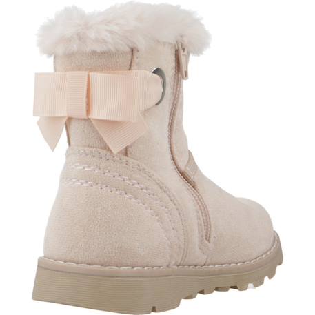 Botte bébé cuir Gris+Rose 9 - vertbaudet enfant 