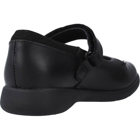 Derby enfant cuir cuir etch bright k Noir black 3 - vertbaudet enfant 