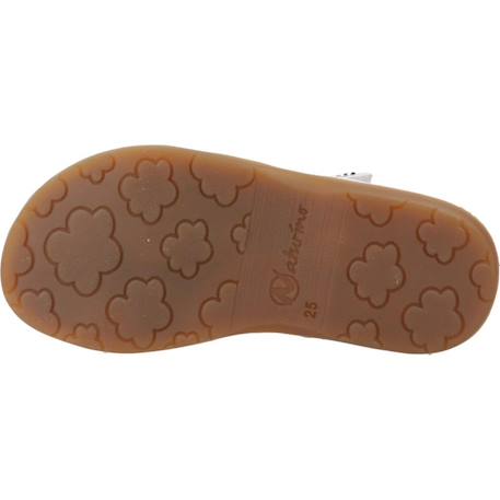 Sandale bébé cuir sylvia Blanc 6 - vertbaudet enfant 