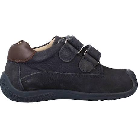 Derby bébé cuir genesio Bleu 800 1 - vertbaudet enfant 