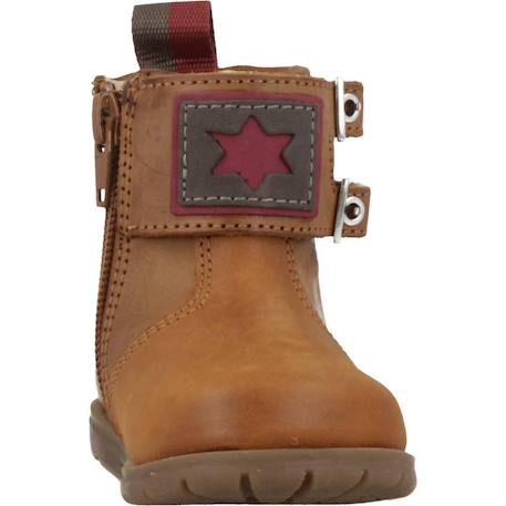 Botte bébé cuir ginko Marron 6 - vertbaudet enfant 