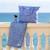 Sac de plage famille anti-sable grand format summer Blanc+Bleu+Vert+Vert eucalyptus 10 - vertbaudet enfant 