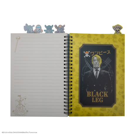 Carnet à onglets pirates du chapeau de paille - one piece Noir 6 - vertbaudet enfant 