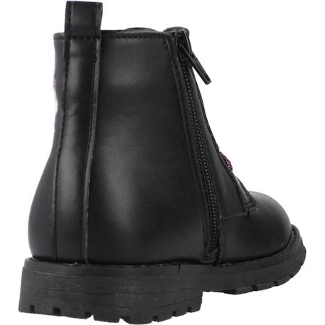 Botte enfant synthétique cibry Argent+Noir 9 - vertbaudet enfant 