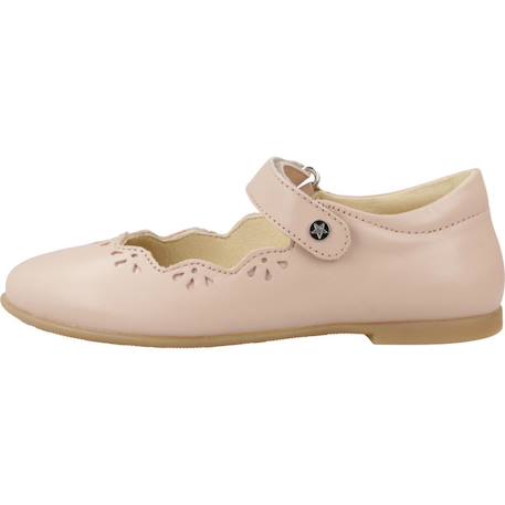 Derby bébé cuir olya Rose 2 - vertbaudet enfant 