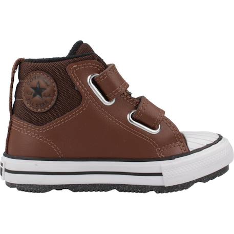 Baskets bébé garçon en cuir Marron 1 - vertbaudet enfant 