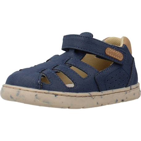 Sandale bébé synthétique gioacchino Bleu 800+Brun clair 400 4 - vertbaudet enfant 