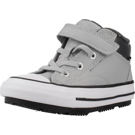 Baskets bébé garçon en cuir Gris 4 - vertbaudet enfant 