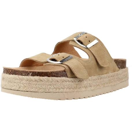 Sandale enfant cuir s eva Beige+Blanc+Gris methanol+Rose antique 4 - vertbaudet enfant 