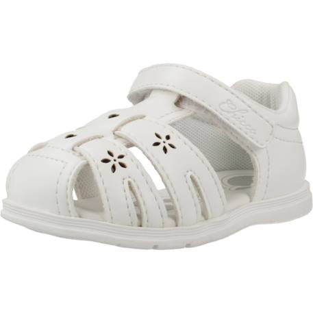 Sandale bébé synthétique giova Blanc 300+Rose 100 4 - vertbaudet enfant 