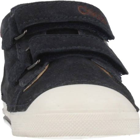 Basket bébé cuir Bleu 800+Gris 950 6 - vertbaudet enfant 