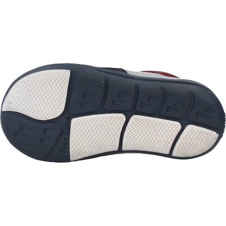 Derby bébé cuir graf Bleu 800+Marron 590 6 - vertbaudet enfant 