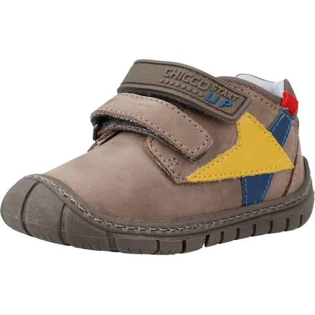 Derby bébé cuir danny Bleu 800+Brun clair 260+Marron 460 16 - vertbaudet enfant 