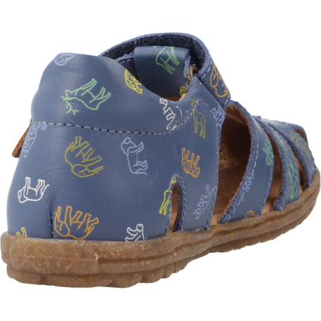 Sandale bébé cuir see Bleu 3 - vertbaudet enfant 